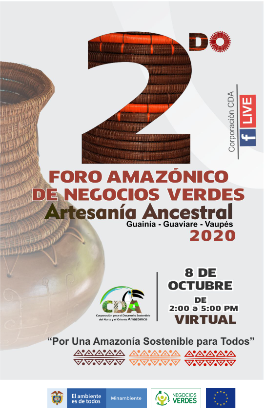 imagen alusiva a  2do Foro Amazónico de Negocios Verdes “Artesanía Ancestral”  Guainía – Guaviare – Vaupés