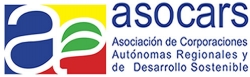 Gráfica alusiva a logo de La Asociación de Corporaciones Autónomas Regionales y de Desarrollo Sostenible 