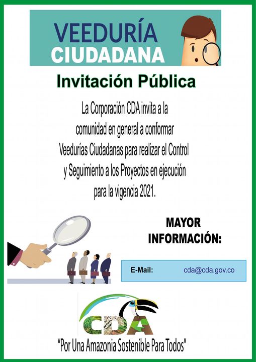 imagen alusiva a  Invitación: Veeduría Ciudadana