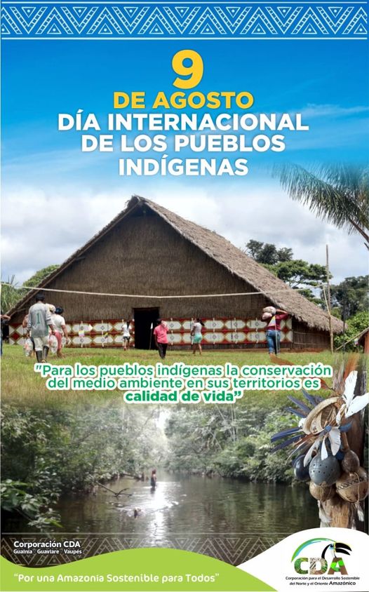 imagen alusiva a  09 de agosto, Dia internacional de los Pueblos Indígenas