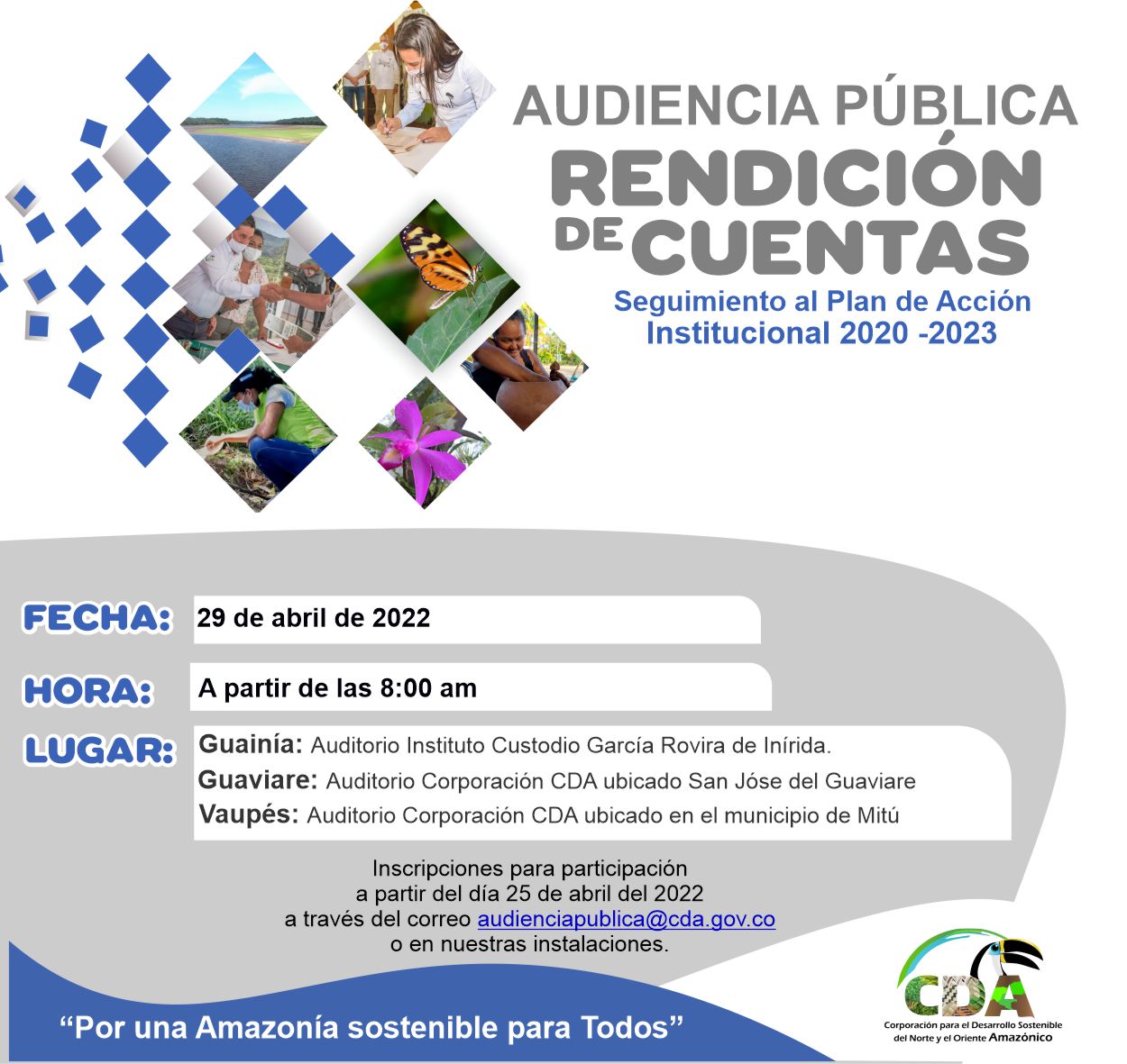 Gráfica alusiva a la noticia Invitación Audiencia Pública de Rendición de Cuentas Seguimiento al Plan de Acción Institucional 2020-2023 