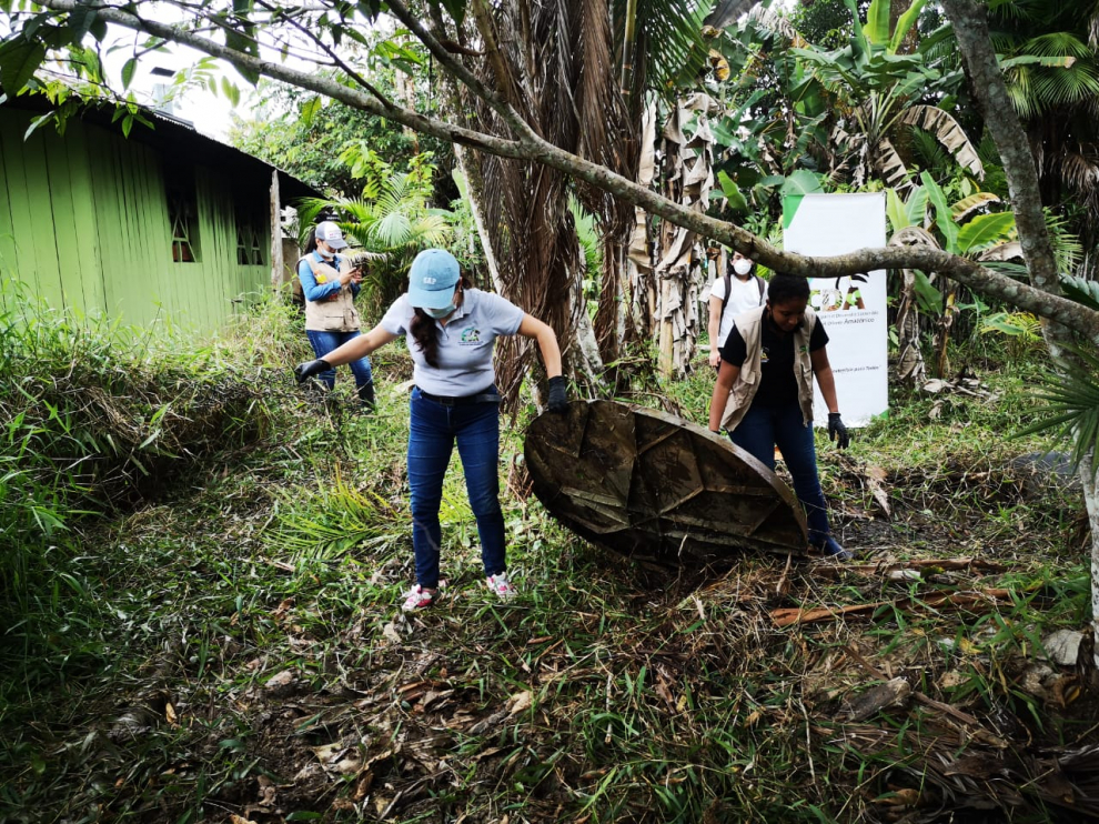 imagen alusiva a  Generando acciones para la limpieza del Humedal Palmeras en Mitú Vaupés