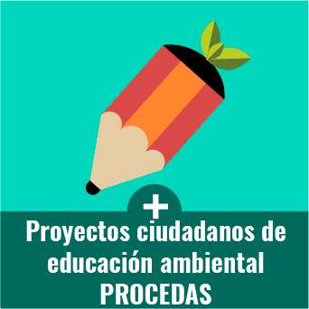 gráfica alusiva a Proyectos ciudadanos de educación ambiental PROCEDAS